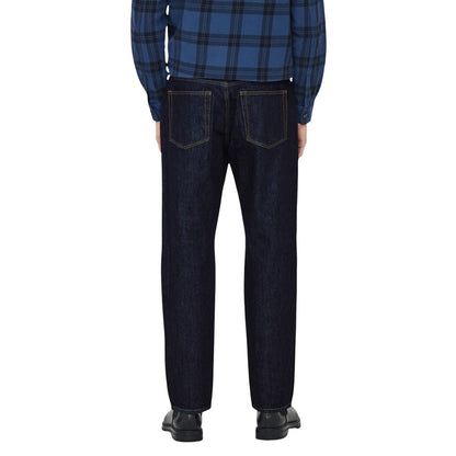 Blue Recycled Cotton Slim Fit Jeans