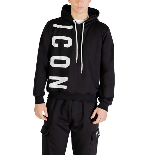 Black Cotton Hoodie