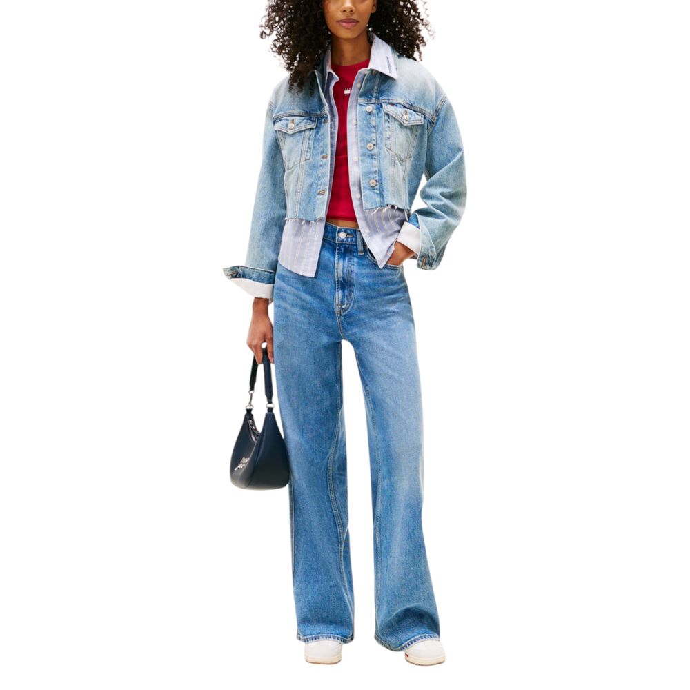 Light Blue Recycled Cotton Denim Jacket