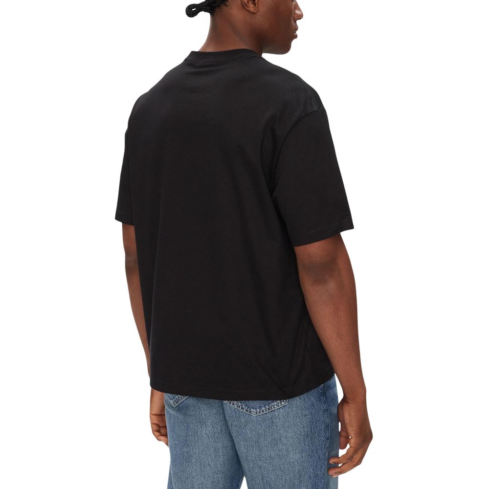 Black Cotton T-Shirt