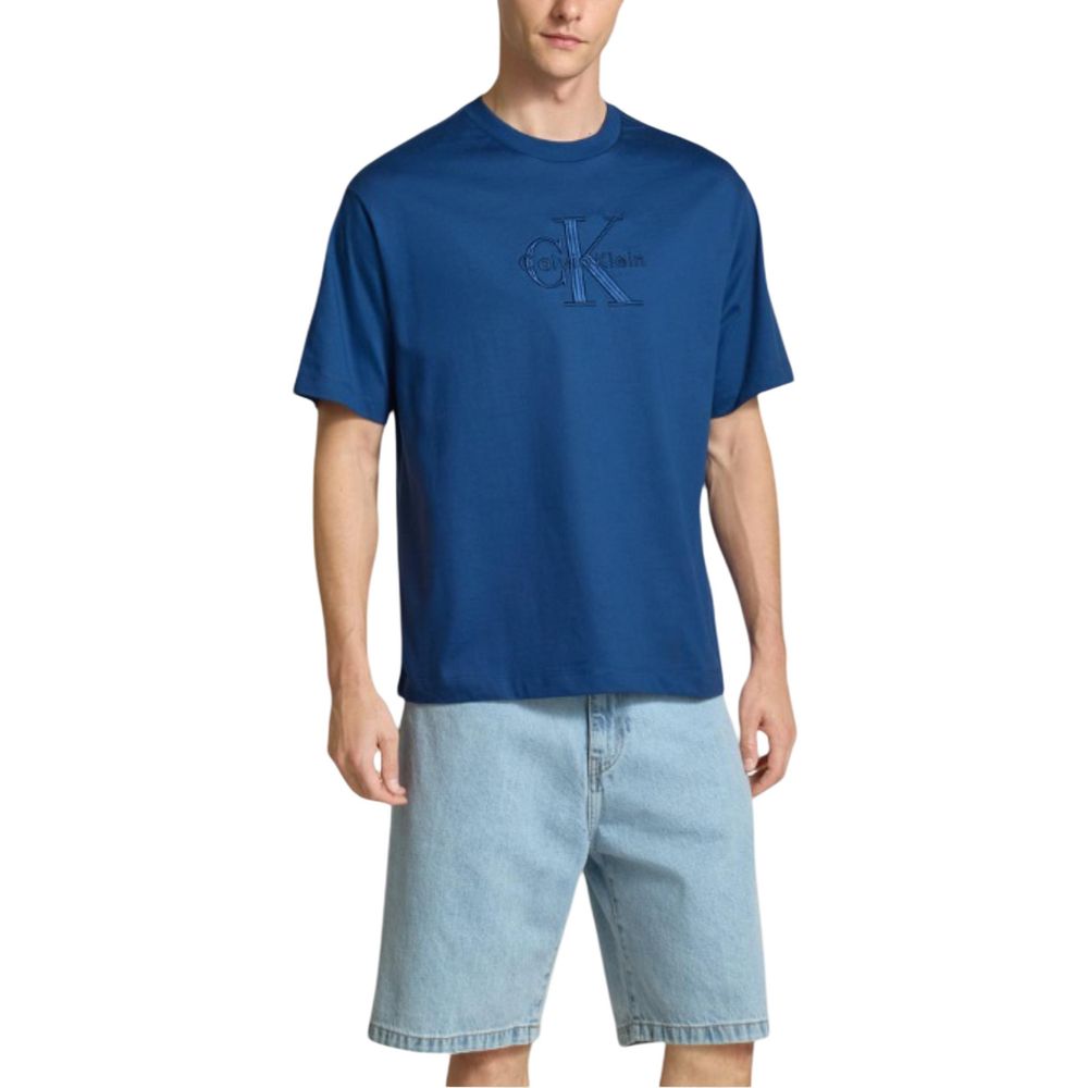 Blue Cotton T-Shirt