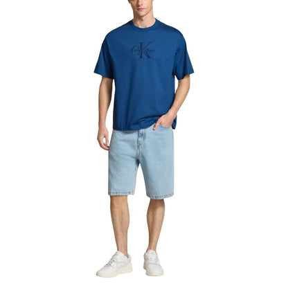 Blue Cotton T-Shirt