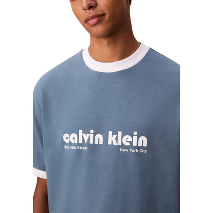 Blue Cotton T-Shirt