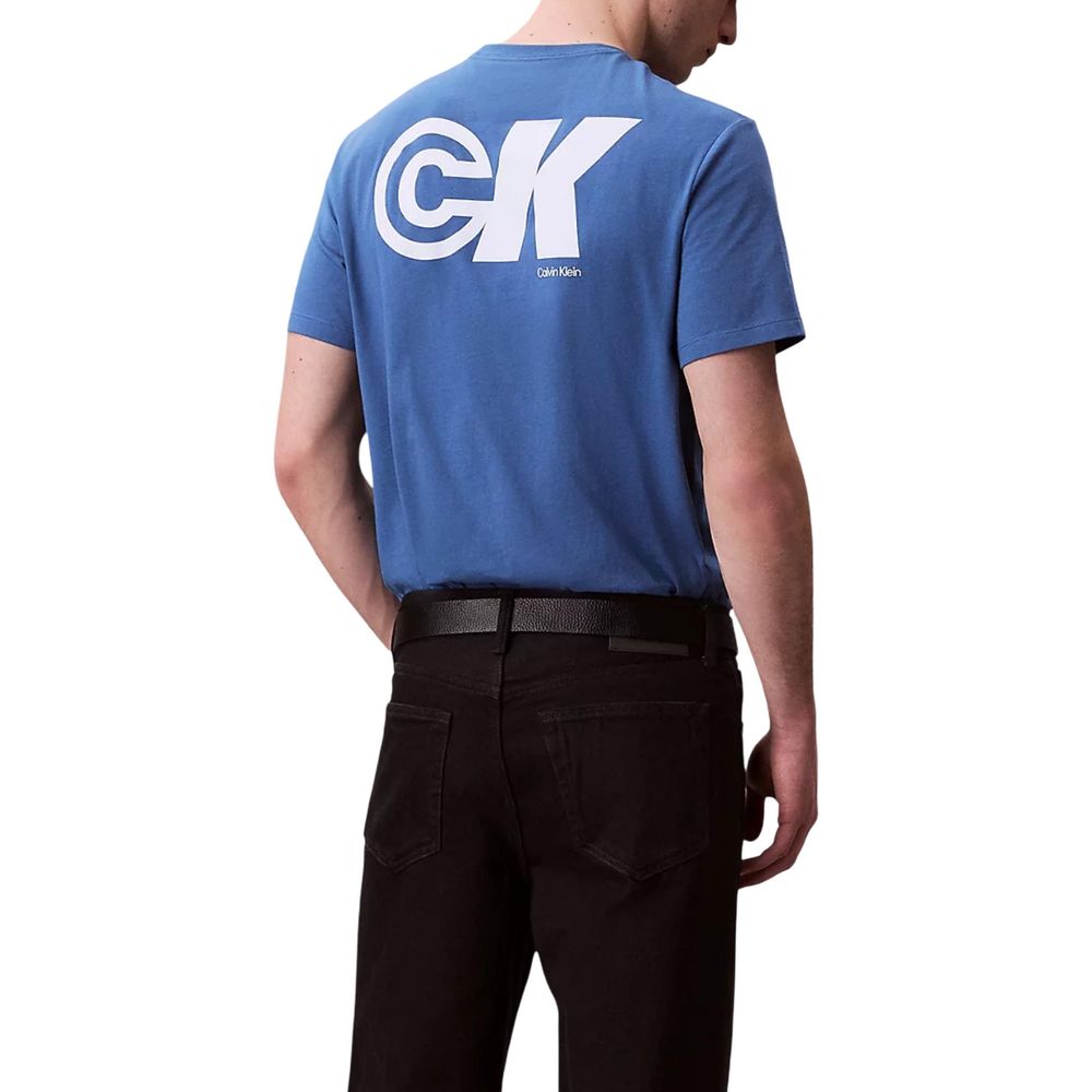 Blue Cotton T-Shirt