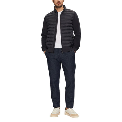 Blue Recycled Cotton Coat