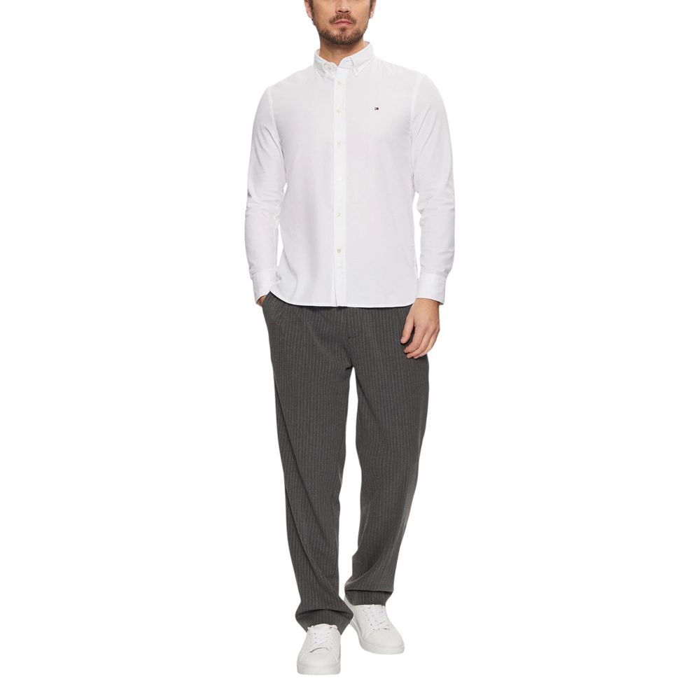 White Recycled Cotton Dress Shirt