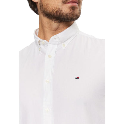 White Recycled Cotton Dress Shirt