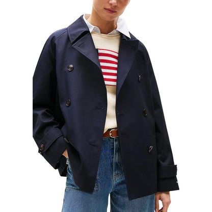 Blue Organic Cotton Coat