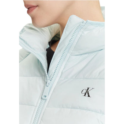 Turquoise Polyamide Shell Jacket