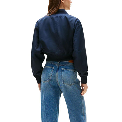 Blue Recycled Polyester Bomber