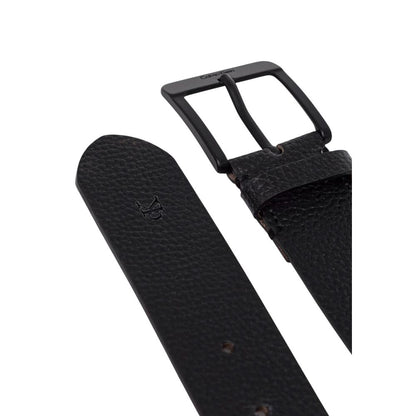 Black Leather Regular Belt