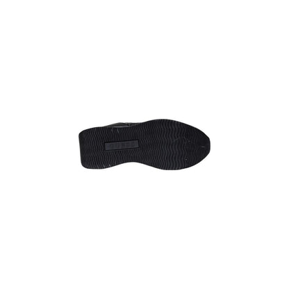 Black Polyethylene Platform Sneakers