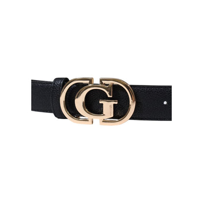 Black Polyester Thin Belt