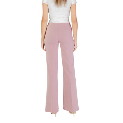 Multicolor Polyester Casual Pants