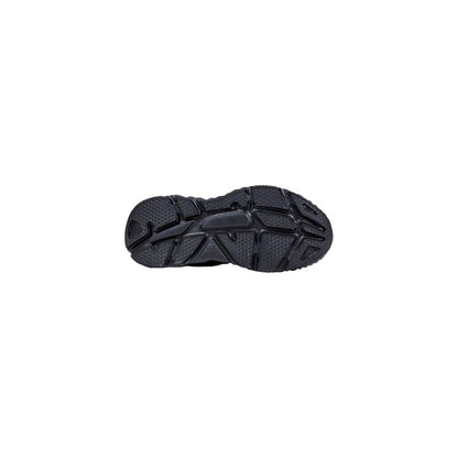 Bicolor Polyester Athletic Sneakers