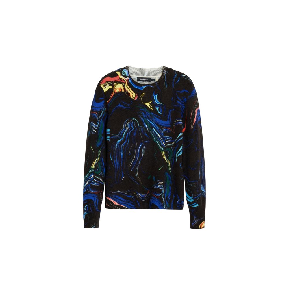 Black Marabou Sweatshirt