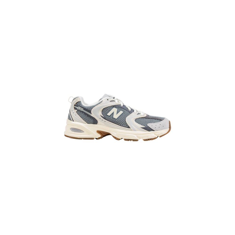 Gray Suede Leather Athletic Sneakers