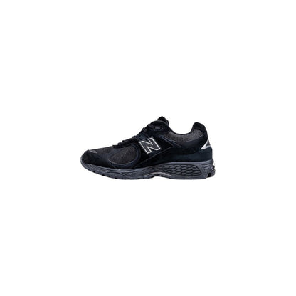 Black Suede Leather Athletic Sneakers