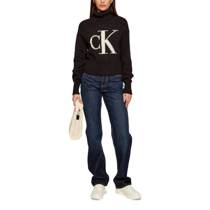 Black Cotton Sweatshirt