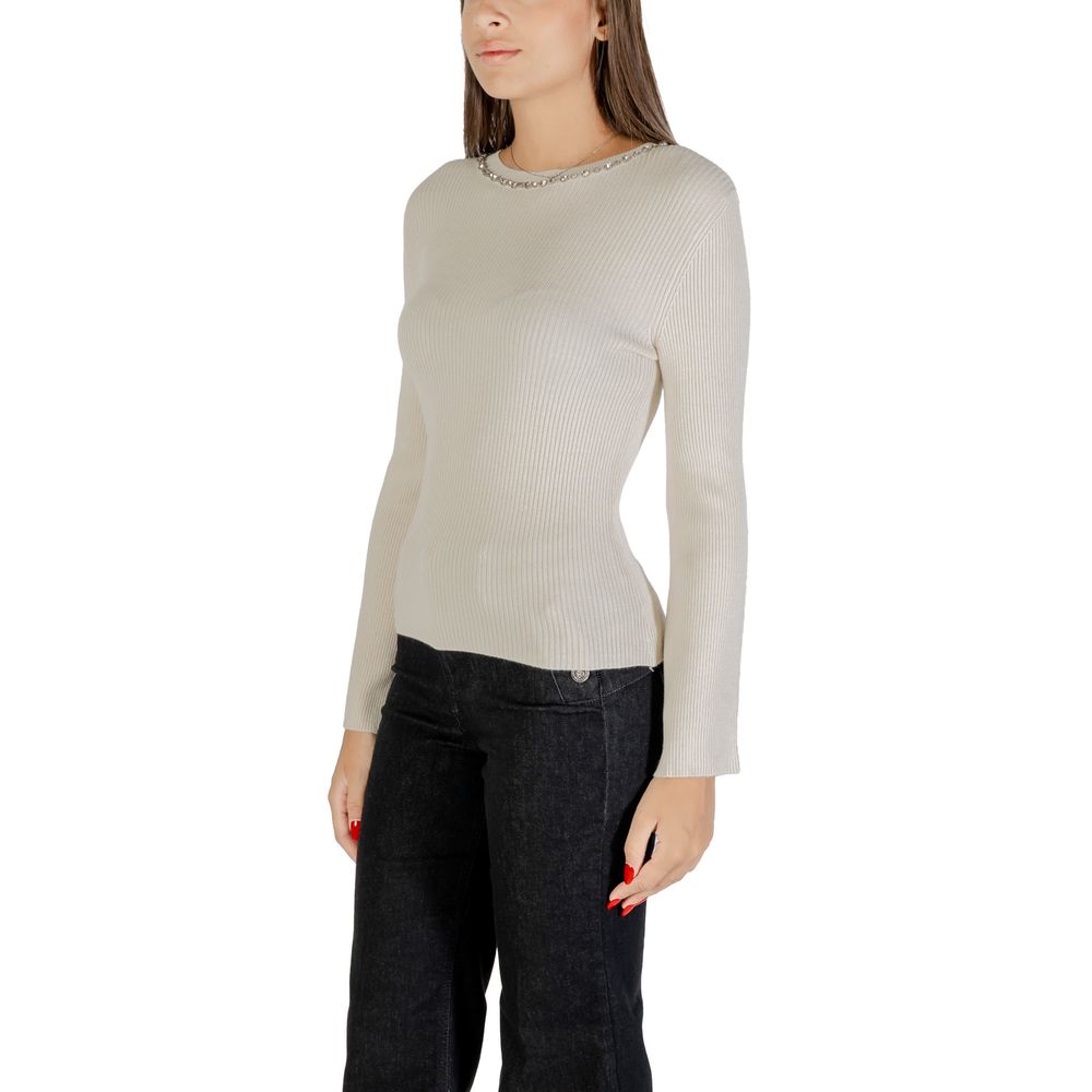 Beige Viscose Sweatshirt