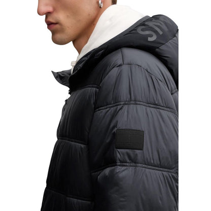 Black Polyamide Coat