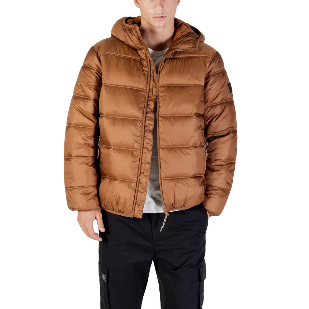Brown Polyamide Coat