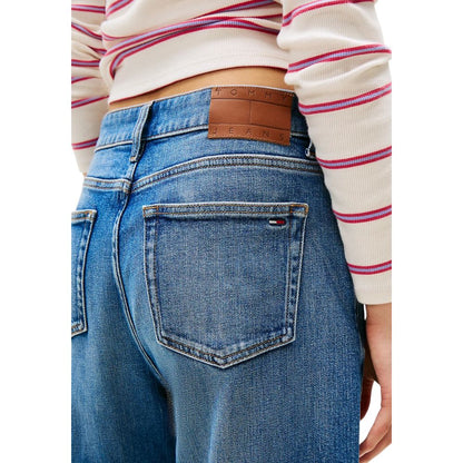 Blue Recycled Cotton Relaxed Fit Jeans