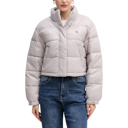 Purple Polyamide Jacket