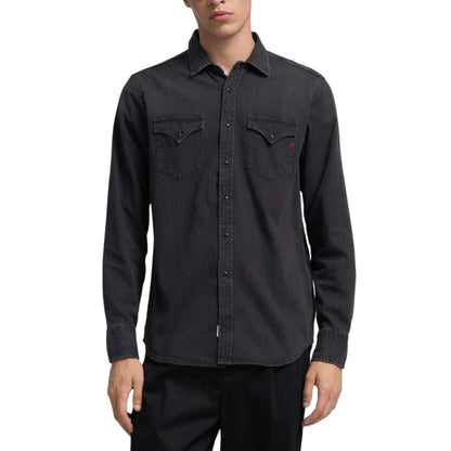 Black Cotton Shirt