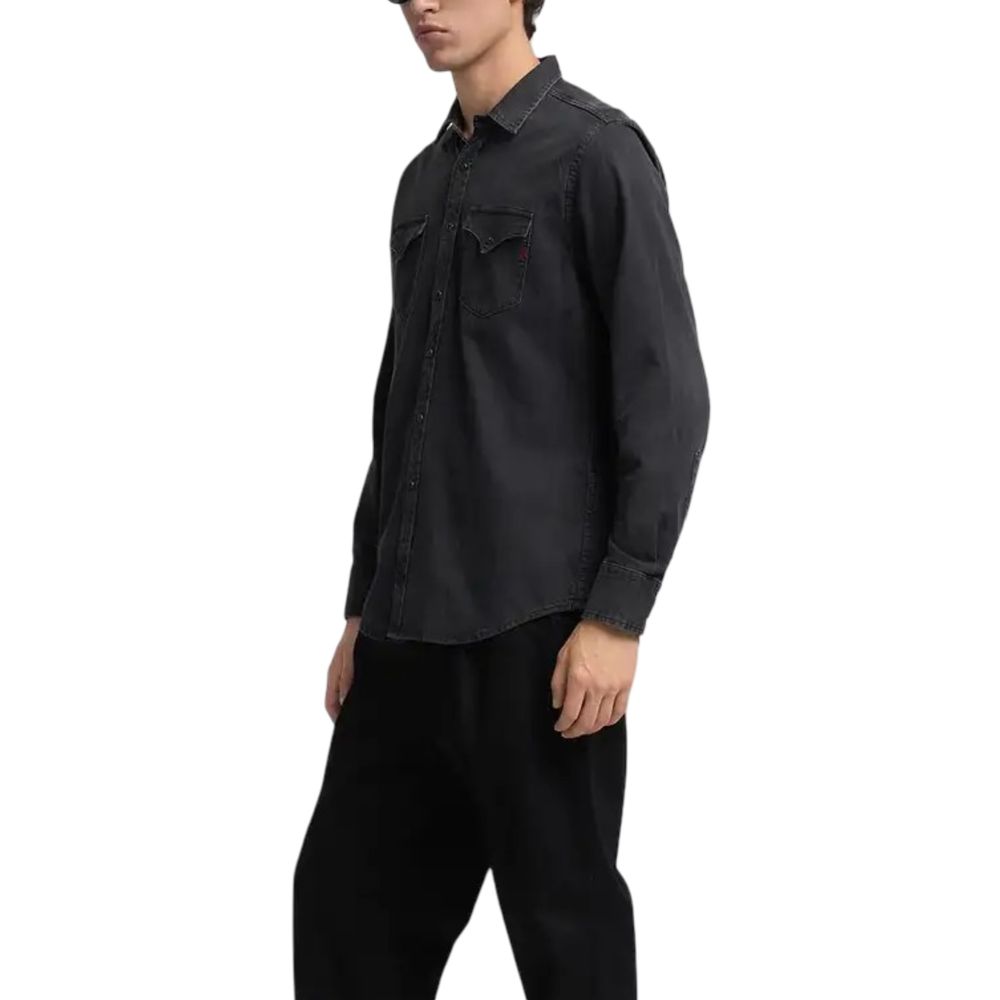 Black Cotton Shirt