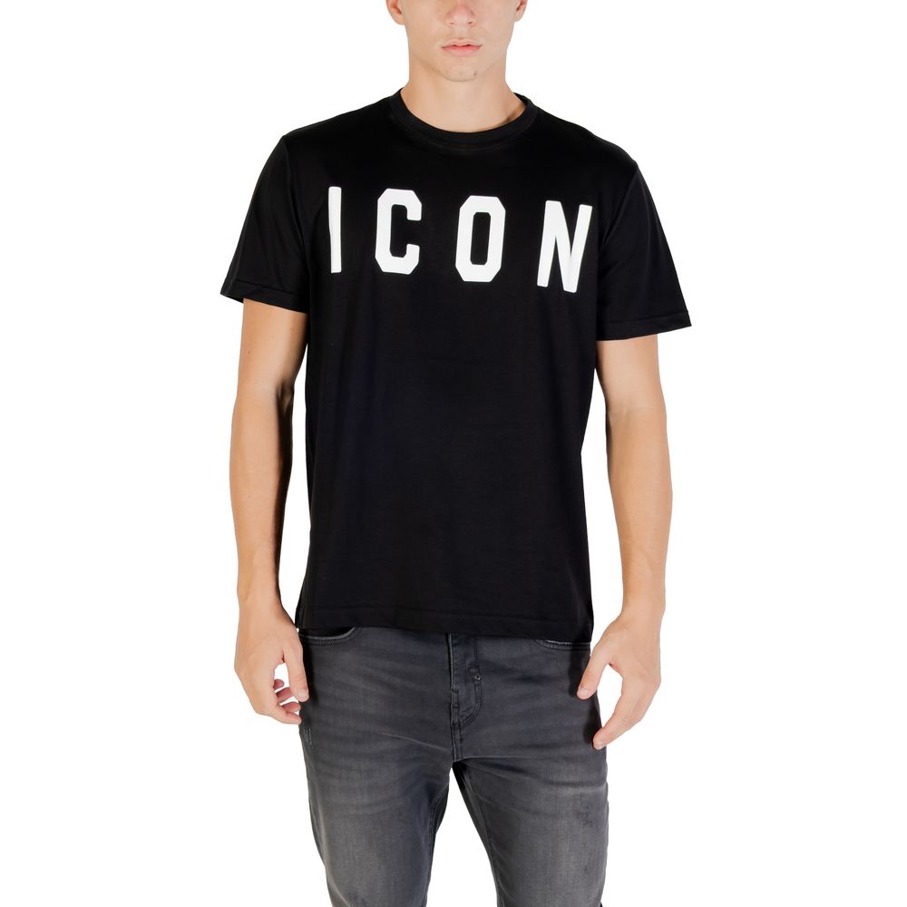 Black And White Cotton T-Shirt