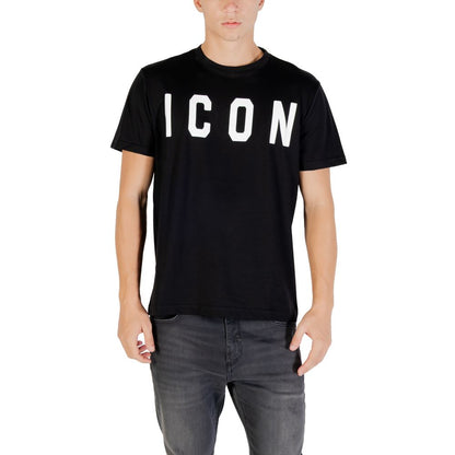 Black And White Cotton T-Shirt