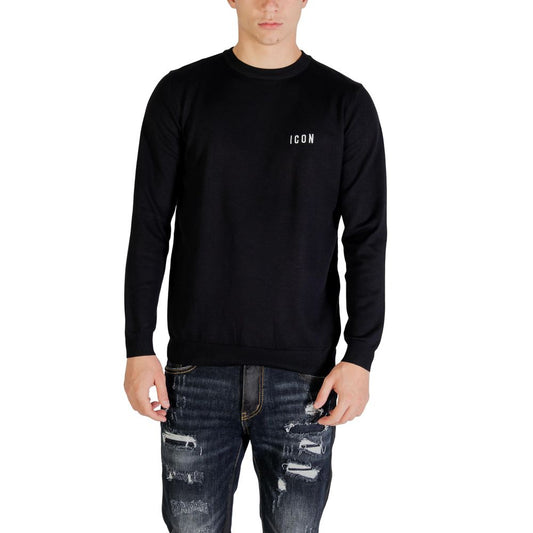 Black Viscose Sweatshirt