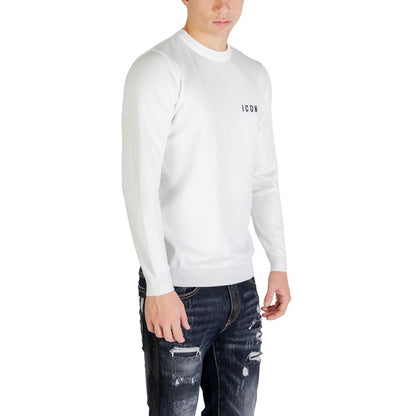 White Viscose Sweatshirt