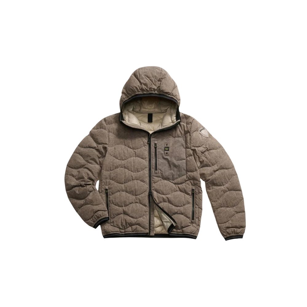 Brown Polyester Coat