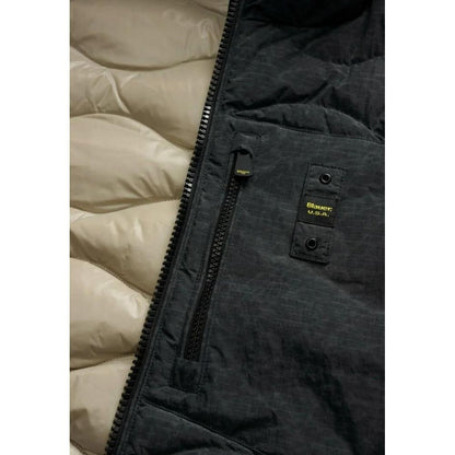 Black Polyester Coat