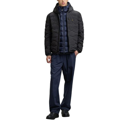 Black Polyester Coat