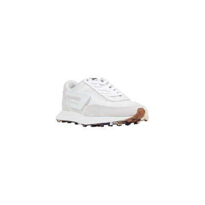 White Leather Athletic Sneakers