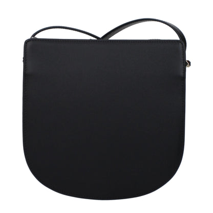 Black Leather Crossbody Bag