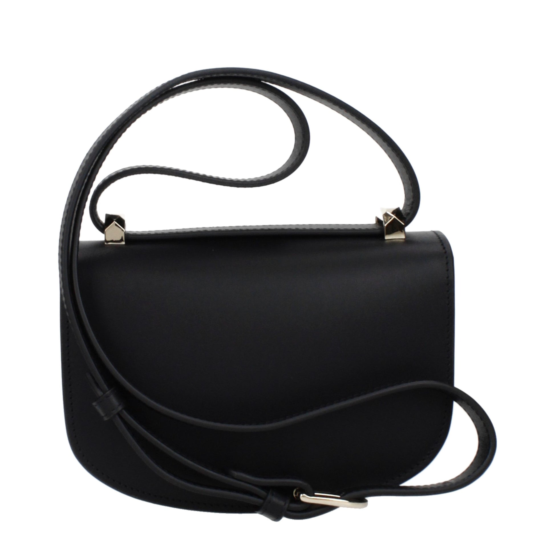 Black Leather Shoulder Bag