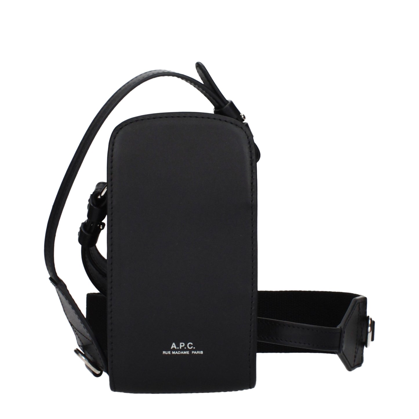 Black Leather Crossbody Bag