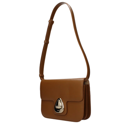 Brown Leather Shoulder Bag