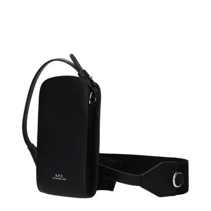 Black Leather Crossbody Bag