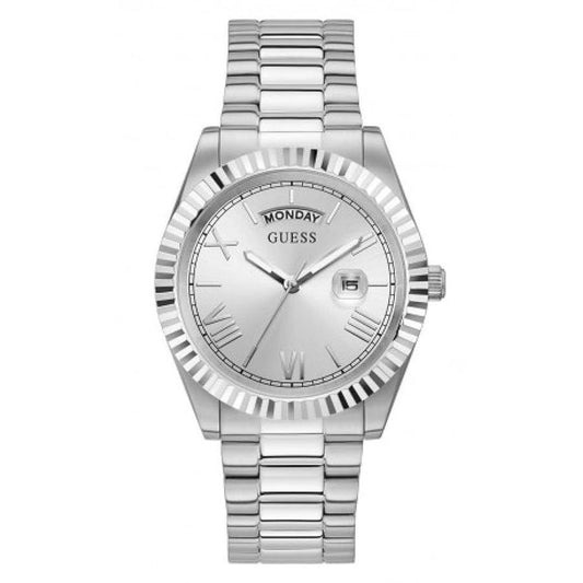 Gray Stainless Steel Dress Watch
