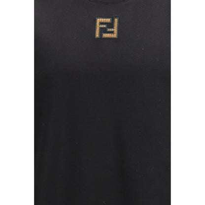 Black Cotton T-Shirt