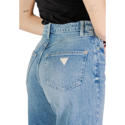Light Blue Cotton Relaxed Fit Jeans