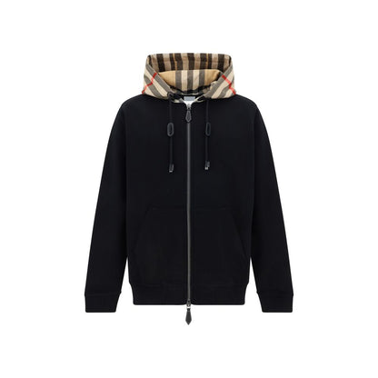 Black Cotton Sweatshirt