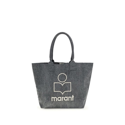 Gray Cotton Shoulder Bag