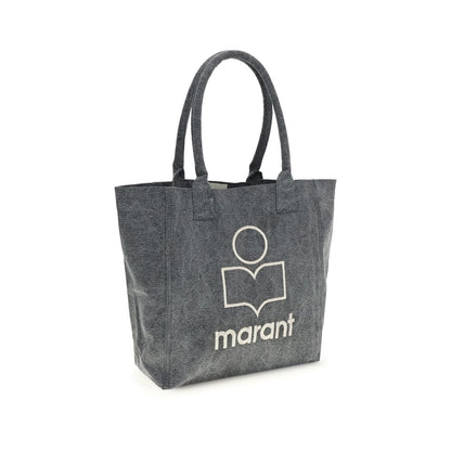Gray Cotton Shoulder Bag