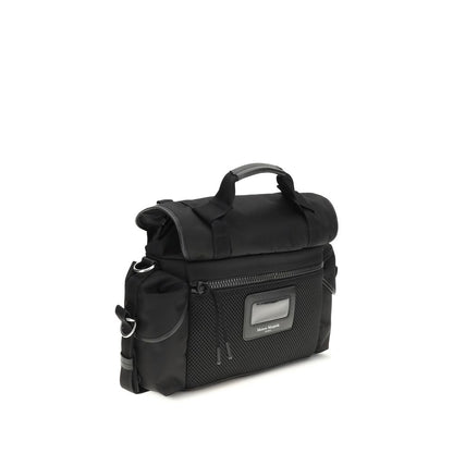 Black Polyamide Shoulder Bag